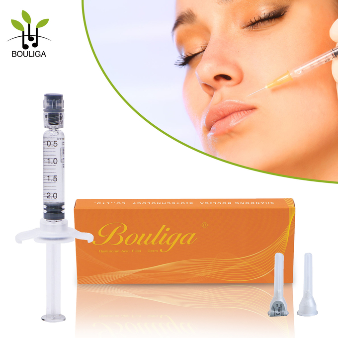 Transparent Injectable Hyaluronic Acid Dermal Filler Cross Linked For Skin Tighten