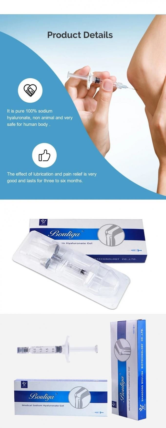 Non Cross Linked Injectable Hyaluronic Acid