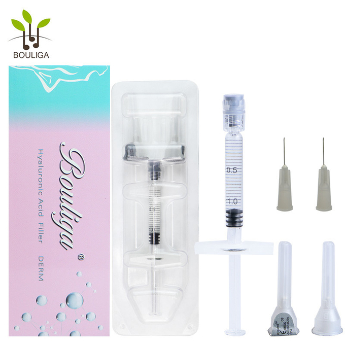 Nasha Technology Biphasic Injectable Hyaluronic Acid Dermal Filler Cross Linked 1ml