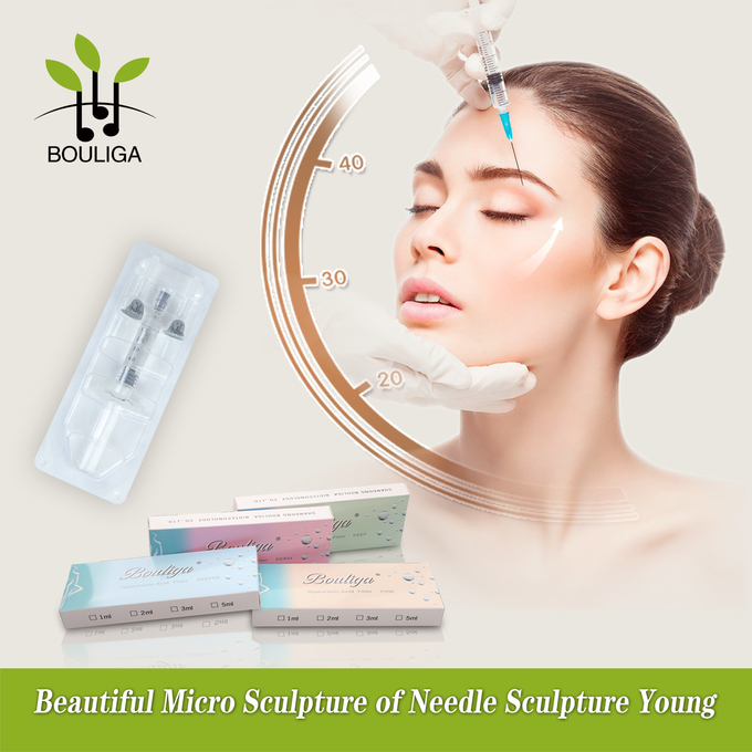 GMP 2ml High Density Injectable Hyaluronic Acid Dermal Filler 22mg/Ml