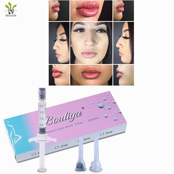 Bouliga Cross linked Hyaluronic Acid Filler 2ml dermal filler Derm line for love lips