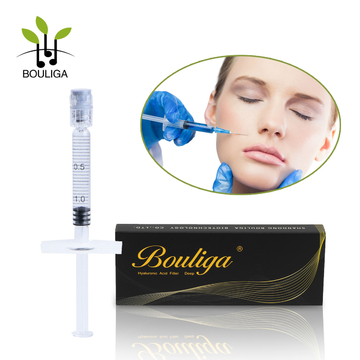 Facial Hyaluronic Acid Dermal Filler Gel Injections 20 mg/ml Cross Linked